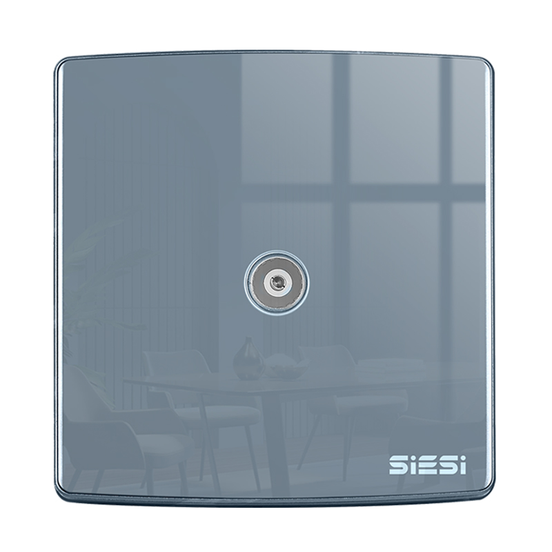 一位电视插座/带分支